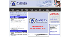 Desktop Screenshot of mathtutor.com