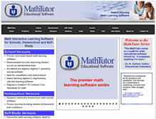 Tablet Screenshot of mathtutor.com